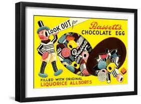 Bassett's Chocolate Egg-null-Framed Art Print