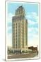 Bassett Tower, El Paso-null-Mounted Art Print