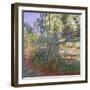 Bassin aux Nympheas et Sentier au Bord de l'Eau, 1900-Claude Monet-Framed Giclee Print