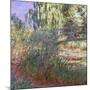 Bassin aux Nympheas et Sentier au Bord de l'Eau, 1900-Claude Monet-Mounted Giclee Print