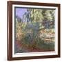 Bassin aux Nympheas et Sentier au Bord de l'Eau, 1900-Claude Monet-Framed Giclee Print