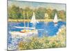 Bassin d'Argenteuil, c.1874-Claude Monet-Mounted Art Print