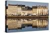 Bassin Du Commerce, Cherbourg-Octeville, Normandy, France-Walter Bibikow-Stretched Canvas