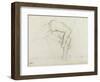 Bassin et jambes d'une figure nue, allongée-Edgar Degas-Framed Giclee Print