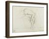 Bassin et jambes d'une figure nue, allongée-Edgar Degas-Framed Giclee Print