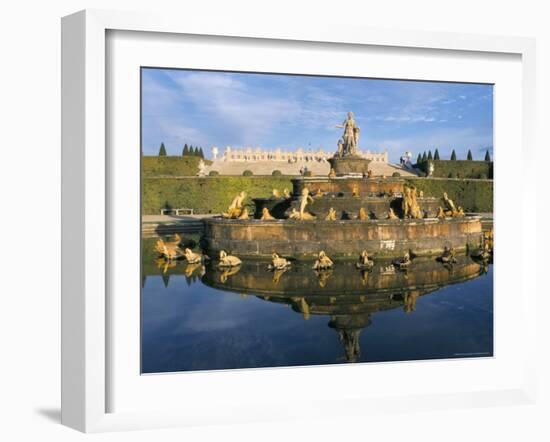 Bassin Latone, Chateau of Versailles, Unesco World Heritage Site, Les Yvelines, France-Guy Thouvenin-Framed Photographic Print