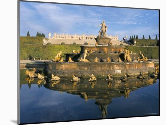 Bassin Latone, Chateau of Versailles, Unesco World Heritage Site, Les Yvelines, France-Guy Thouvenin-Mounted Photographic Print