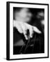 Bassist 1 BW-John Gusky-Framed Photographic Print