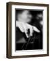 Bassist 1 BW-John Gusky-Framed Photographic Print