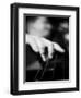 Bassist 1 BW-John Gusky-Framed Photographic Print