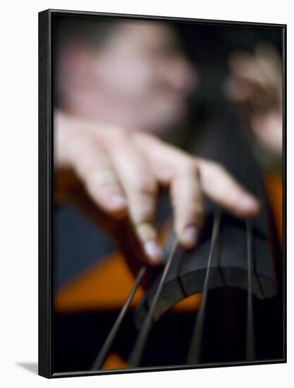 Bassist 1-John Gusky-Framed Photographic Print