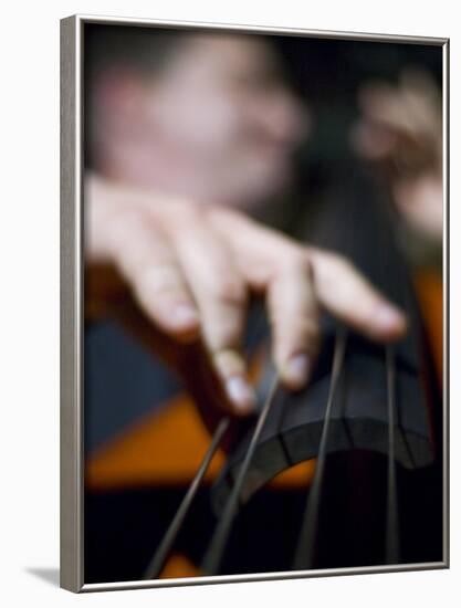 Bassist 1-John Gusky-Framed Photographic Print