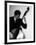 Bassist 2 BW-John Gusky-Framed Photographic Print