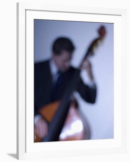 Bassist 2-John Gusky-Framed Photographic Print