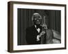 Bassist Arvell Shaw, Stevenage, Hertfordshire, 1984-Denis Williams-Framed Photographic Print