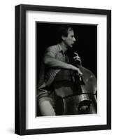 Bassist Paul Bridge Playing at the Stables, Wavendon, Buckinghamshire-Denis Williams-Framed Photographic Print