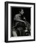 Bassist Paul Bridge Playing at the Stables, Wavendon, Buckinghamshire-Denis Williams-Framed Photographic Print