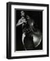 Bassist Paul Bridge Playing at the Stables, Wavendon, Buckinghamshire-Denis Williams-Framed Photographic Print