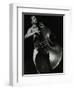 Bassist Paul Bridge Playing at the Stables, Wavendon, Buckinghamshire-Denis Williams-Framed Photographic Print