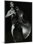 Bassist Paul Bridge Playing at the Stables, Wavendon, Buckinghamshire-Denis Williams-Mounted Photographic Print