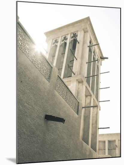 Bastakia Quarter, Bur Dubai, Dubai Creek, Dubai, United Arab Emirates-Jon Arnold-Mounted Photographic Print