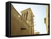 Bastakia Quarter, Bur Dubai, Dubai Creek, Dubai, United Arab Emirates-Jon Arnold-Framed Stretched Canvas