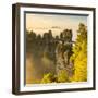 Bastei Bridge, Bastei, Saxon Switzerland National Park, Saxony, Germany-Jon Arnold-Framed Photographic Print