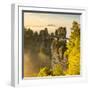 Bastei Bridge, Bastei, Saxon Switzerland National Park, Saxony, Germany-Jon Arnold-Framed Photographic Print