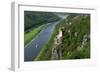 Bastei Rock Formation near Rathen, Saxon Switzerland, Saxony, Germany, Europe-Hans-Peter Merten-Framed Photographic Print