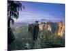 Bastei Rocks, Swiss Saxony, Germany-Peter Adams-Mounted Photographic Print