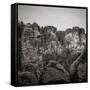 Bastei, Saxon Switzerland National Park, Saxony, Germany-Jon Arnold-Framed Stretched Canvas