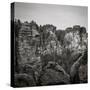 Bastei, Saxon Switzerland National Park, Saxony, Germany-Jon Arnold-Stretched Canvas