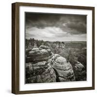 Bastei, Saxon Switzerland National Park, Saxony, Germany-Jon Arnold-Framed Photographic Print