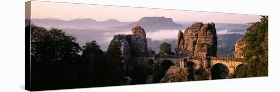 Bastei, Saxonian Switzerland National Park, Germany-null-Stretched Canvas