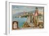 Bastia, Cap Corso and a Peasant Girl-null-Framed Giclee Print