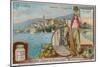 Bastia, Cap Corso and a Peasant Girl-null-Mounted Giclee Print
