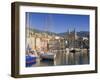 Bastia Harbour, Corsica, France, Europe-John Miller-Framed Premium Photographic Print