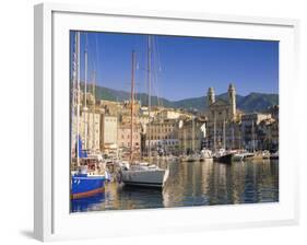 Bastia Harbour, Corsica, France, Europe-John Miller-Framed Photographic Print