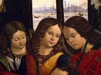 Angels, Detail from the Madonna with Child and Angels, 1490-1499-Bastiano Mainardi-Giclee Print
