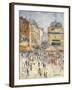 Bastille Day on Rue De Clignancourt, Paris-Gustave Loiseau-Framed Giclee Print