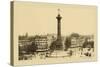 Bastille Place, July Column-Helio E. Ledeley-Stretched Canvas