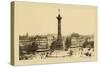 Bastille Place, July Column-Helio E. Ledeley-Stretched Canvas