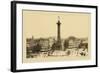 Bastille Place, July Column-Helio E. Ledeley-Framed Art Print