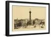 Bastille Place, July Column-Helio E. Ledeley-Framed Art Print