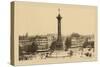 Bastille Place, July Column-Helio E. Ledeley-Stretched Canvas