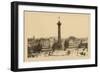 Bastille Place, July Column-Helio E. Ledeley-Framed Premium Giclee Print