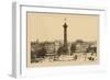 Bastille Place, July Column-Helio E. Ledeley-Framed Premium Giclee Print