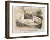 Bastion of London Wall Near Monkwell Street, City of London, 1840-Robert Blemmell Schnebbelie-Framed Giclee Print