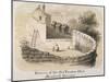 Bastion of London Wall Near Monkwell Street, City of London, 1840-Robert Blemmell Schnebbelie-Mounted Giclee Print