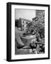 Bastogne, Including "Nuts" on Signs of WWII Landmarks-Dmitri Kessel-Framed Premium Photographic Print